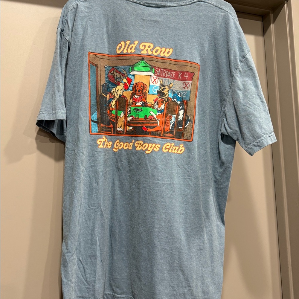 Old Row Blue Graphic T-Shirt